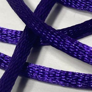 Purple Rat Tail Cord Trim Ribbon 12 Rolls Offray Crafts Scrapbook Gift Wrap 1/8"